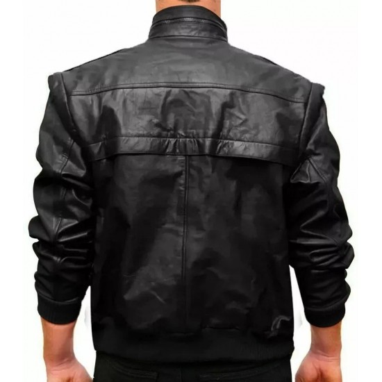 Cobra Kai Alpha Black Leather Jacket | Iconic Cobra Kai Bomber for Men & Women Cobra Kai Alpha Black Leather Jacket | Iconic Cobra Kai Bomber for Men & Women